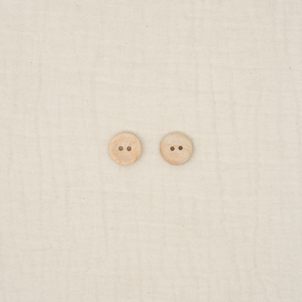 Bio Holzknopf Esche Geschüsselt (15,2 mm)