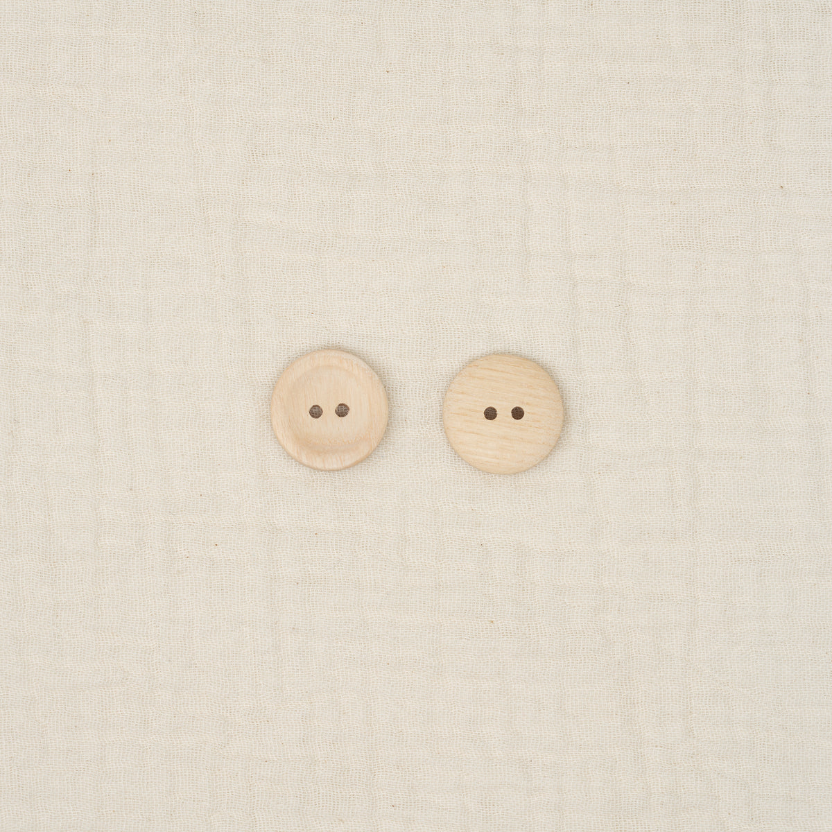 Bio Holzknopf Esche Geschüsselt (20 mm)