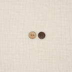 [106804] Bio Holzknopf Kokosnuss Innenseite Beige Braun (14 mm)