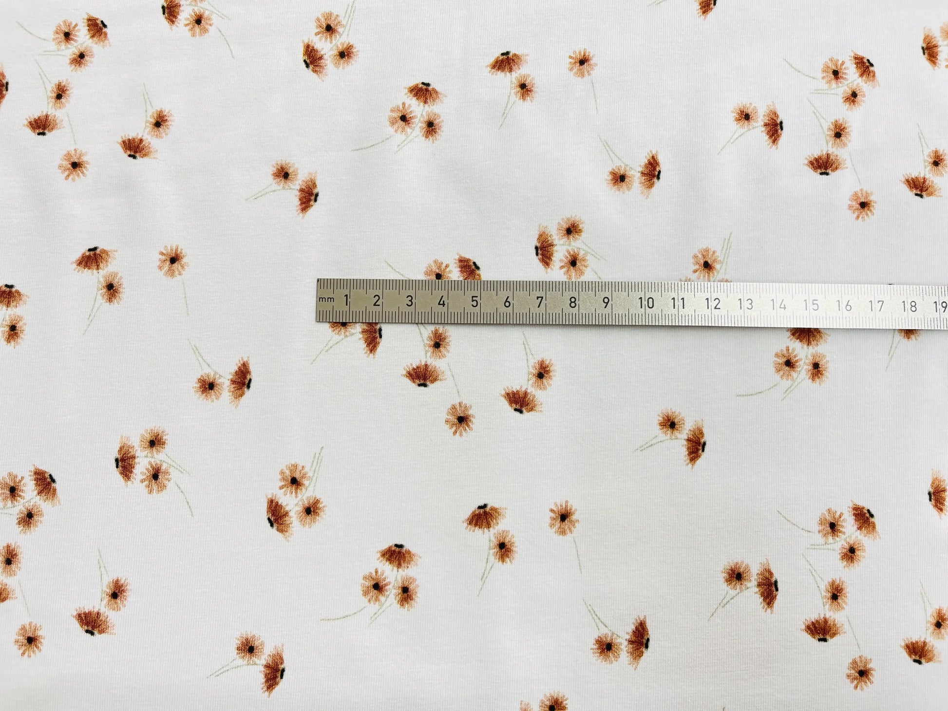 Bio Jersey Blume cognac