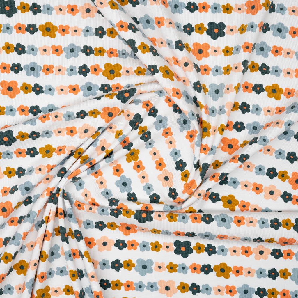 Bio Jersey Blumenkette | Stoffwerk