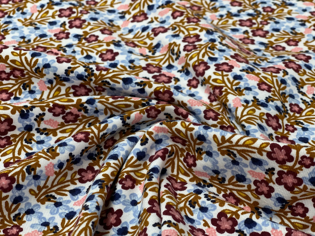 Bio Jersey Blumenranken