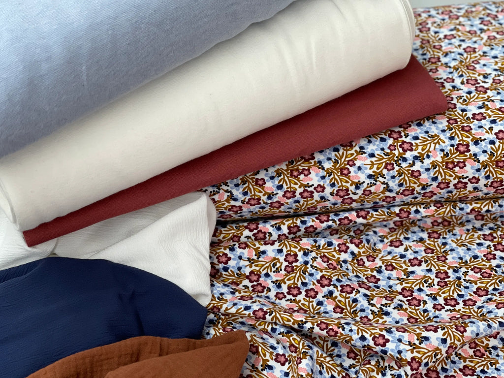 Bio Jersey Blumenranken