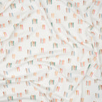 Bio Jersey Bunte Aquarell Streifen | Stoffwerk