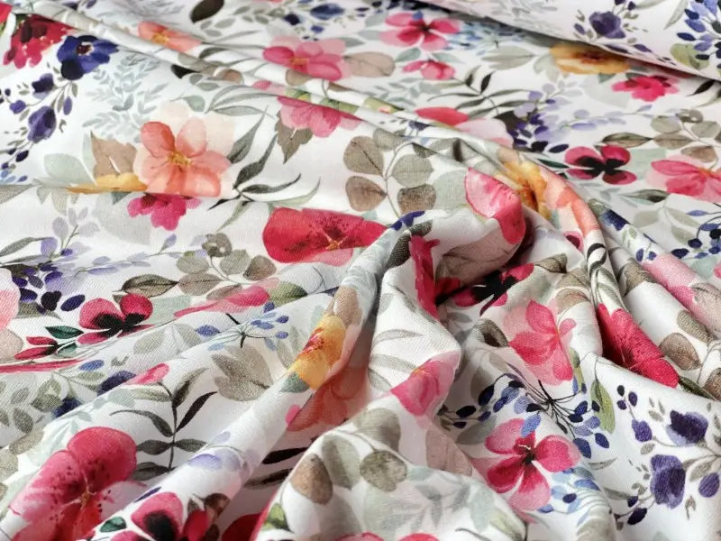 Bio Jersey Bunte Blumen | Stoffwerk