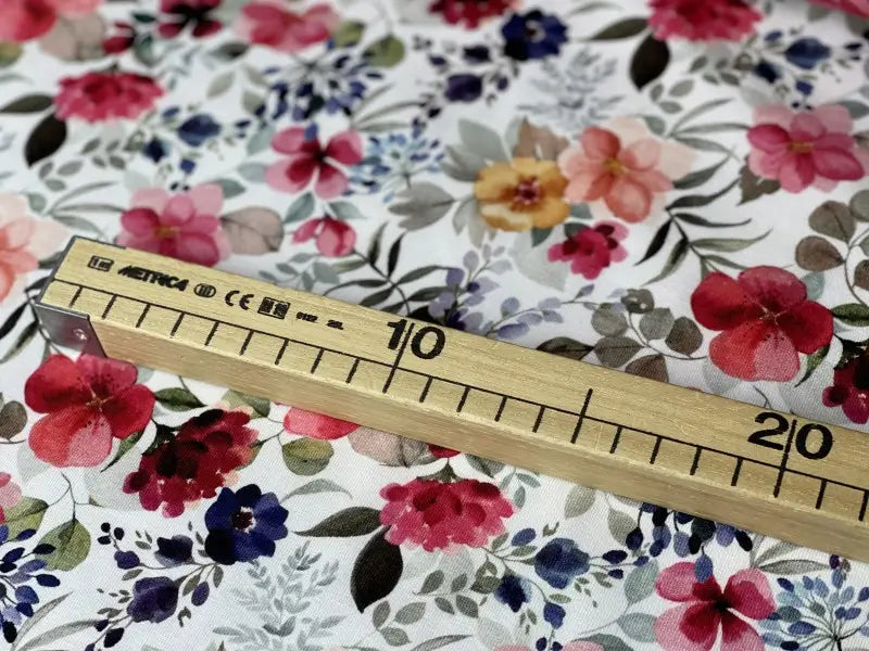 Bio Jersey bunte Blumen