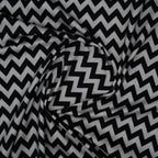 Bio Jersey Chevron Schwarz Grau Meliert
