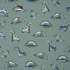Bio Jersey Die Dinos Braun Blau Weiß