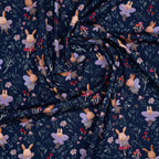 Bio Jersey Die Hasen Sind Los Navyblau | Stoffwerk