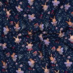 Bio Jersey Die Hasen Sind Los Navyblau | Stoffwerk