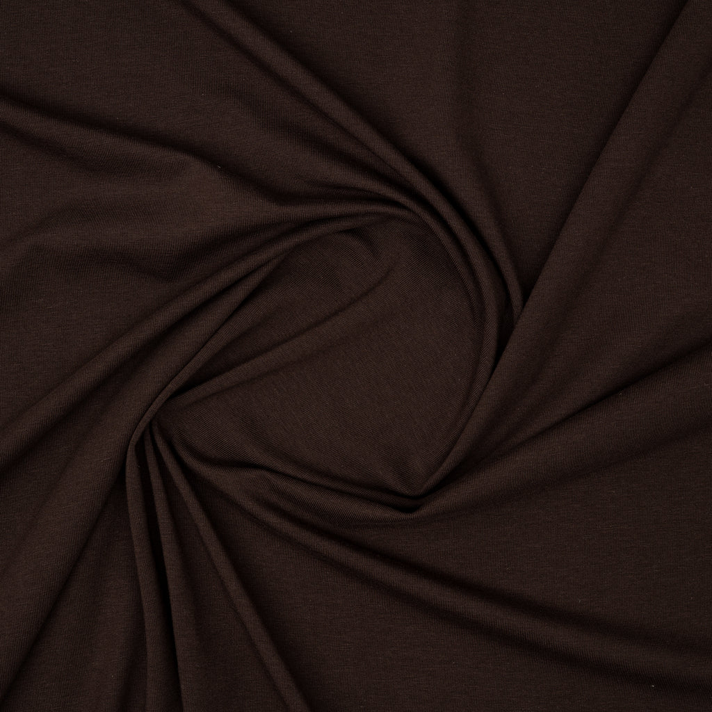 Bio Jersey Dunkelbraun | Stoffwerk