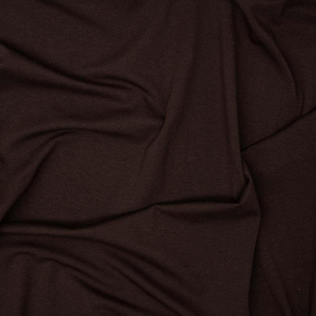 Bio Jersey Dunkelbraun | Stoffwerk