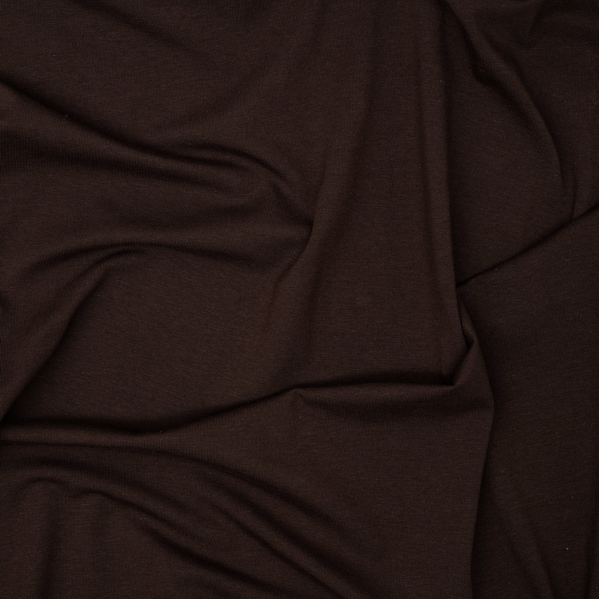 Bio Jersey Dunkelbraun | Stoffwerk