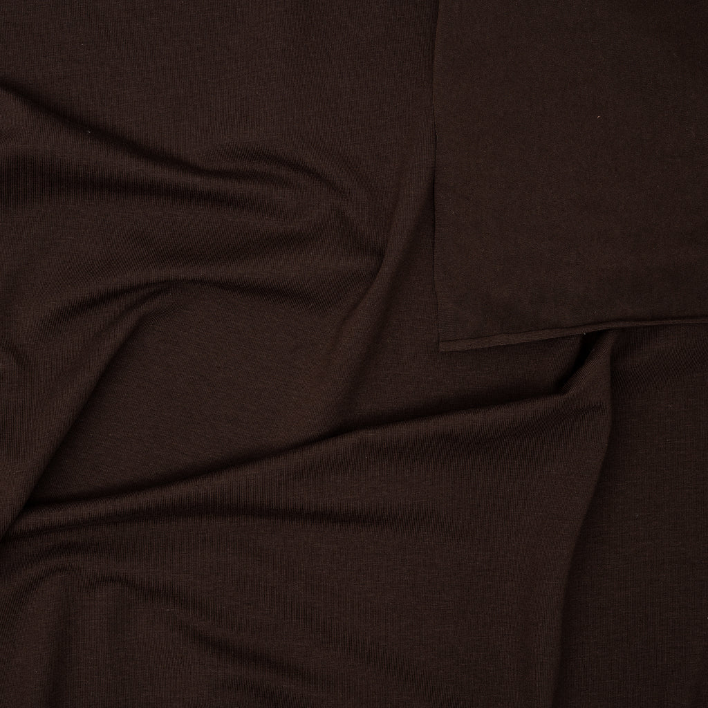 Bio Jersey Dunkelbraun | Stoffwerk