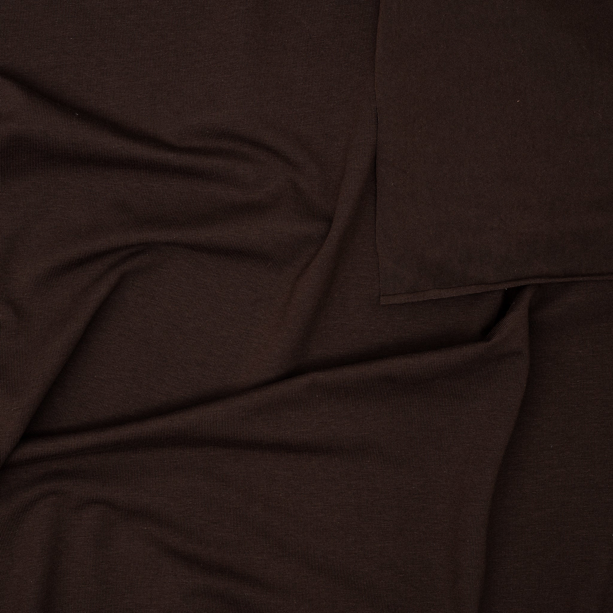 Bio Jersey Dunkelbraun | Stoffwerk