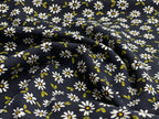 Bio Jersey Gänseblümchen Dunkelblau | Stoffwerk