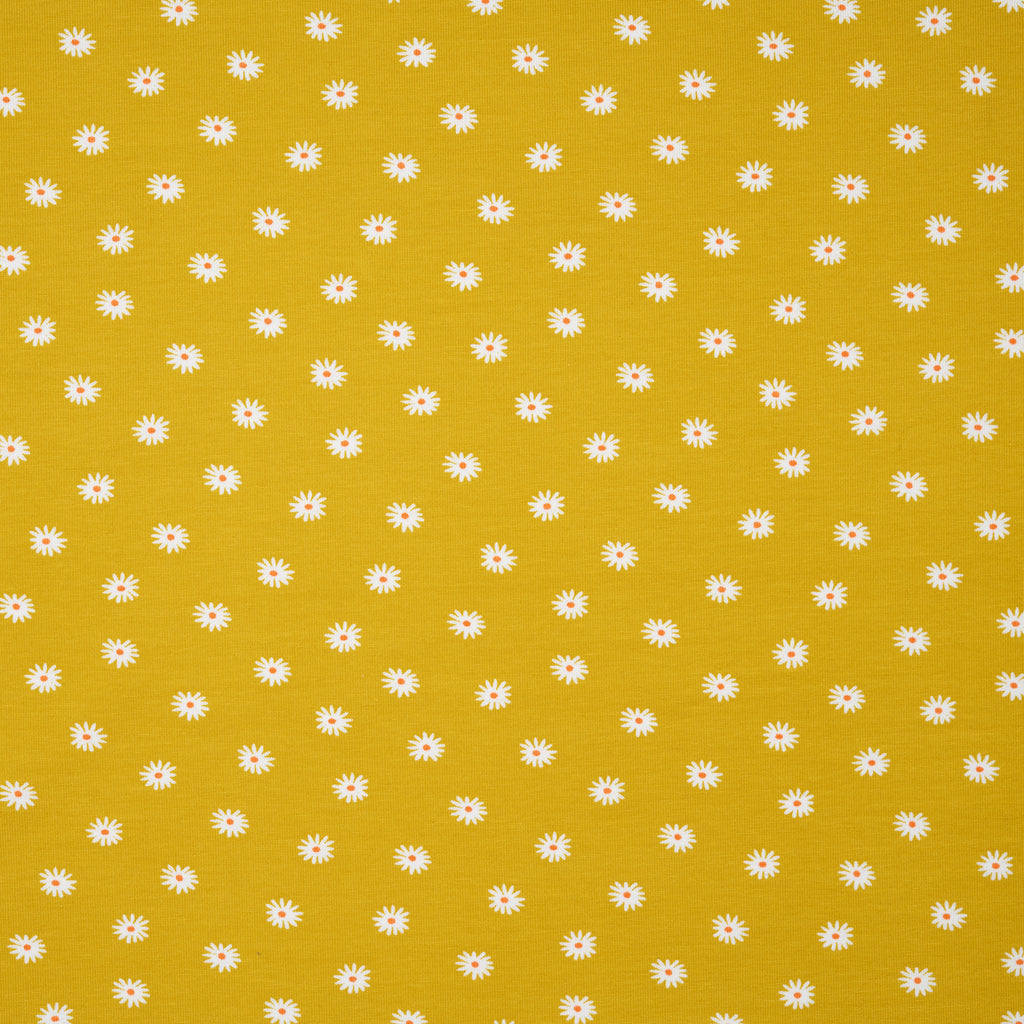 Bio Jersey Gänseblümchen Gelb