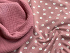 Bio Jersey Gänseblümchen Vintage Beere | Stoffwerk
