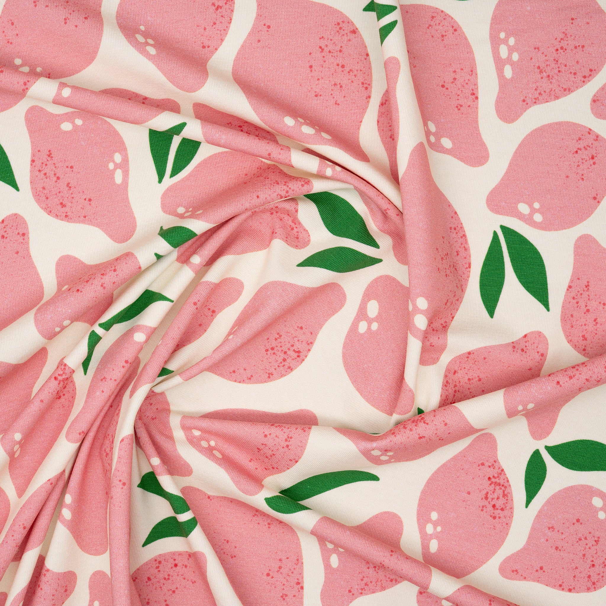 Bio Jersey Hamburger Liebe Al Lago Limone Rosa | Stoffwerk