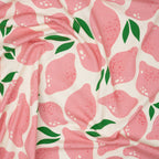 Bio Jersey Hamburger Liebe Al Lago Limone Rosa | Stoffwerk