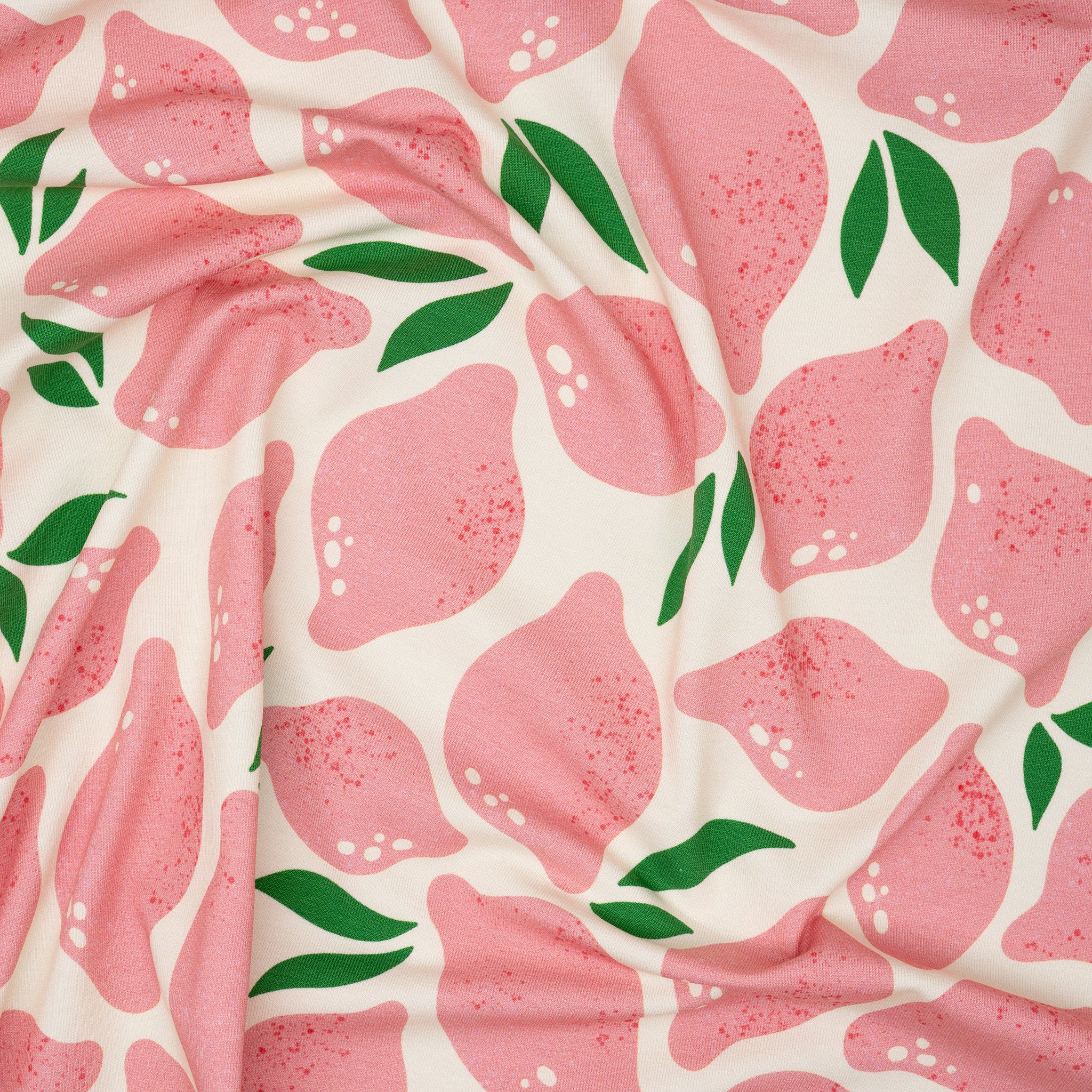 Bio Jersey Hamburger Liebe Al Lago Limone Rosa | Stoffwerk
