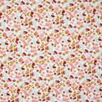 Bio Jersey Kleiner Blumenstrauß Weiß Rosa Hellblau | Stoffwerk