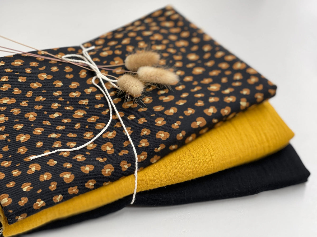 Bio Jersey Leo Schwarz | Stoffwerk