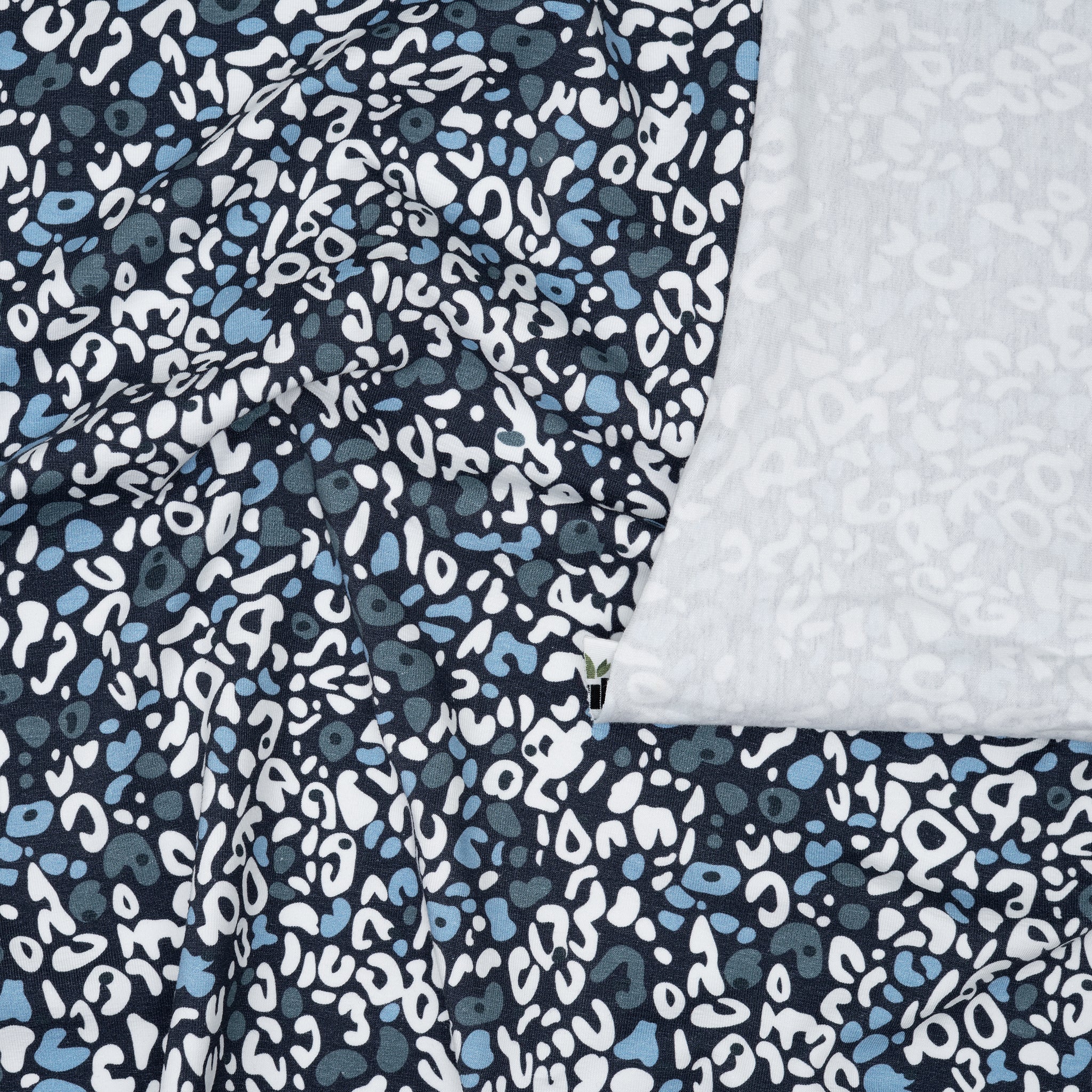 Bio Jersey Leo Tupfen Navy | Stoffwerk