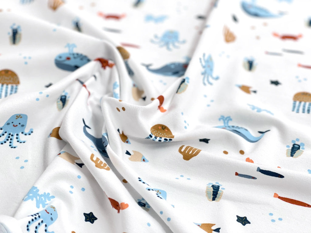 Bio Jersey Meerestiere | Stoffwerk