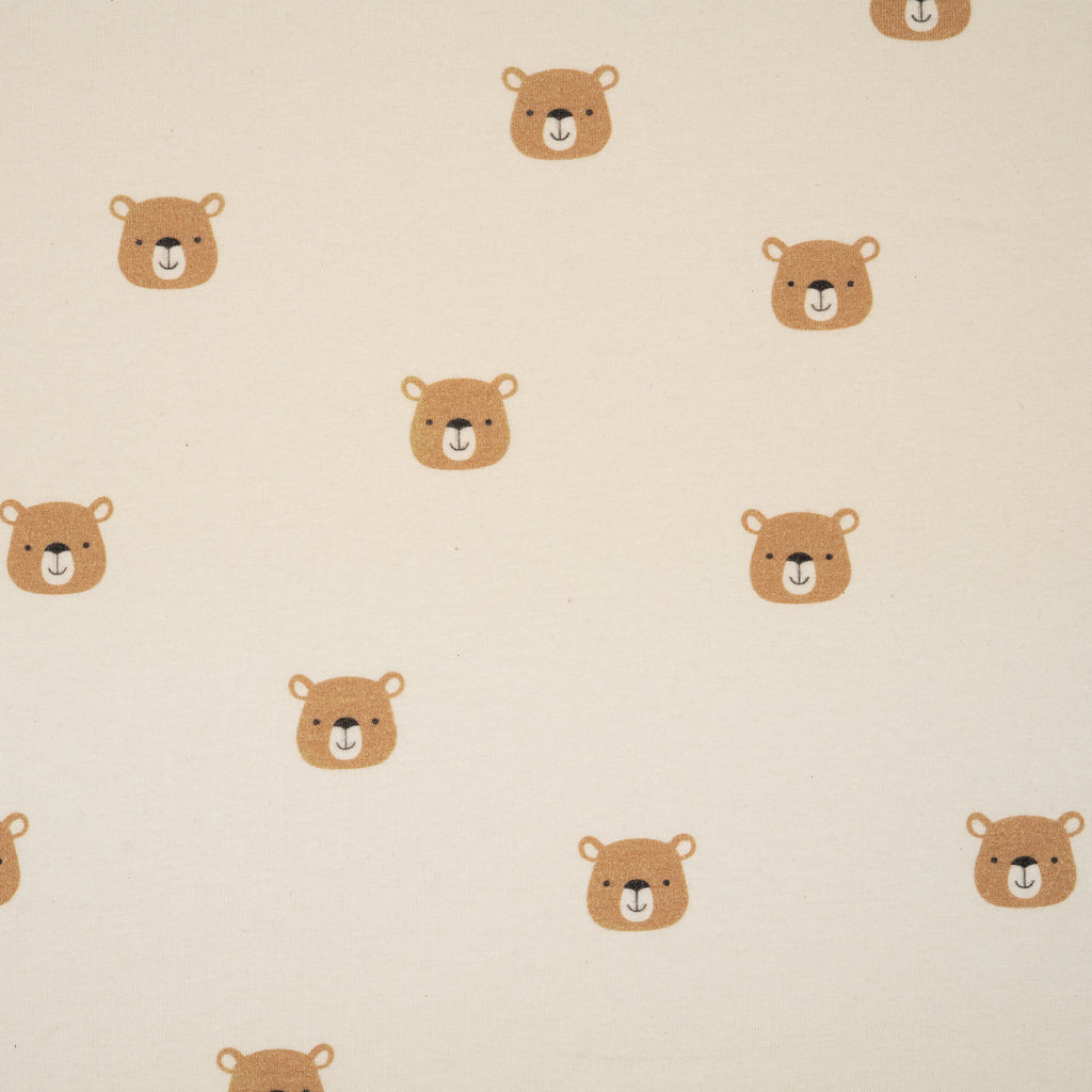 Bio Jersey Naturbelassen Braune Bären