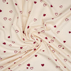 Bio Jersey Naturbelassen Herzen