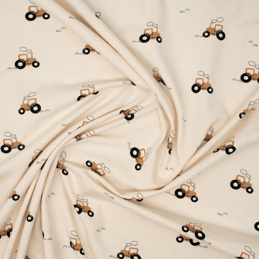 Bio Jersey Naturbelassen Kleine Trecker | Stoffwerk