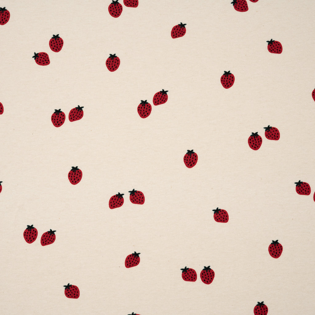 Bio Jersey Naturbelassen Sweety Erdbeeren