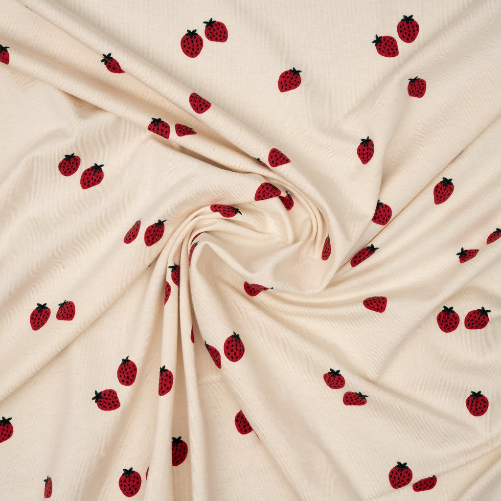 Bio Jersey Naturbelassen Sweety Erdbeeren