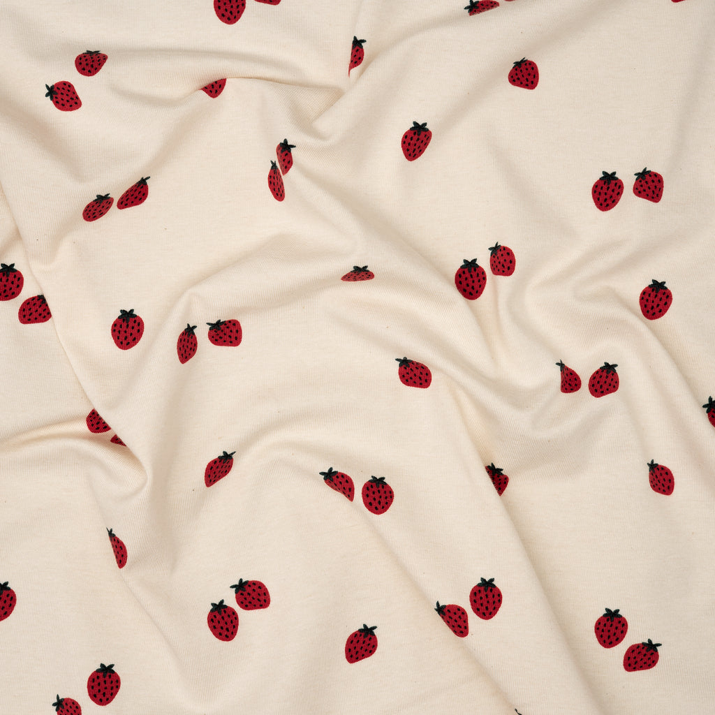 Bio Jersey Naturbelassen Sweety Erdbeeren