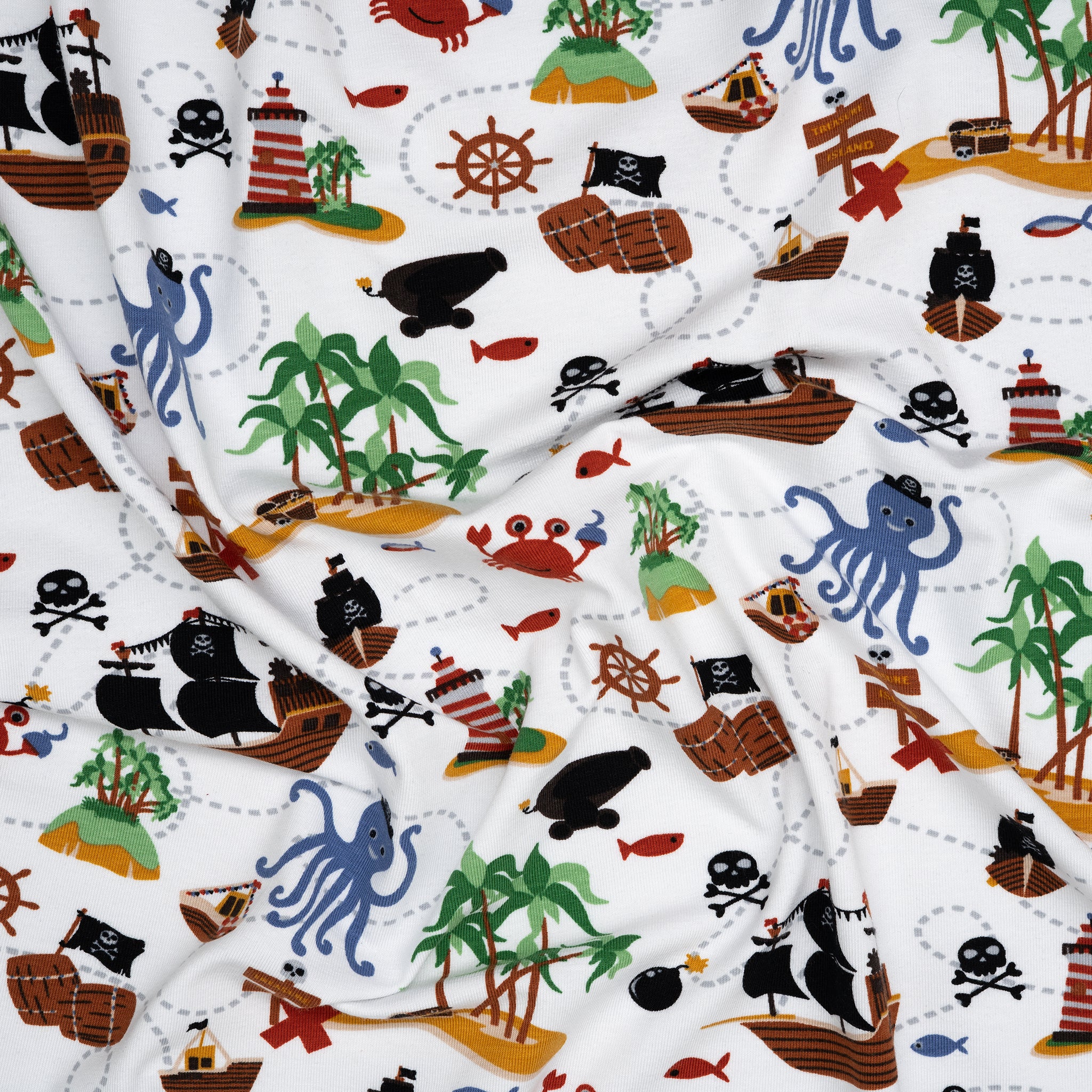 Bio Jersey Pirateninsel Weiß