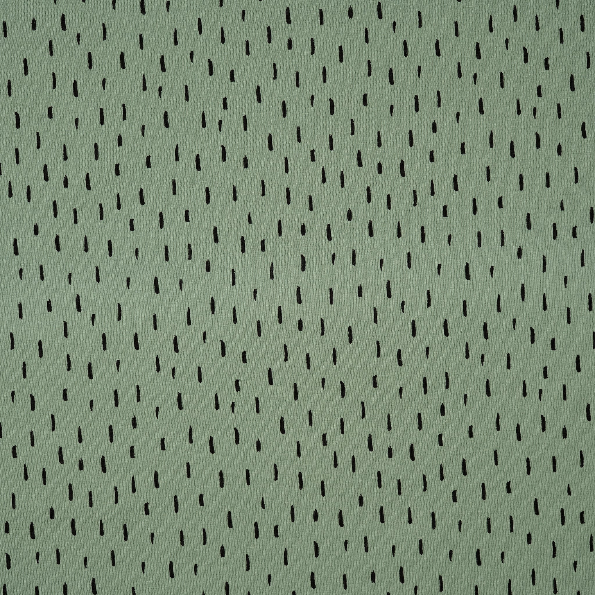 Bio Jersey Rauchgrün Mit Schwarz Kleinen Streifen