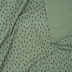 Bio Jersey Rauchgrün Mit Schwarz Kleinen Streifen