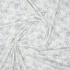 Bio Jersey Rauchmint Petrol Beige Punkte | Stoffwerk