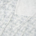 Bio Jersey Rauchmint Petrol Beige Punkte | Stoffwerk