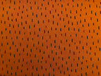 Bio Jersey rost mit schwarzen kleinen Streifen