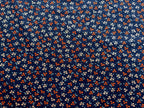 Bio Jersey Stiefmütterchen Marineblau | Stoffwerk