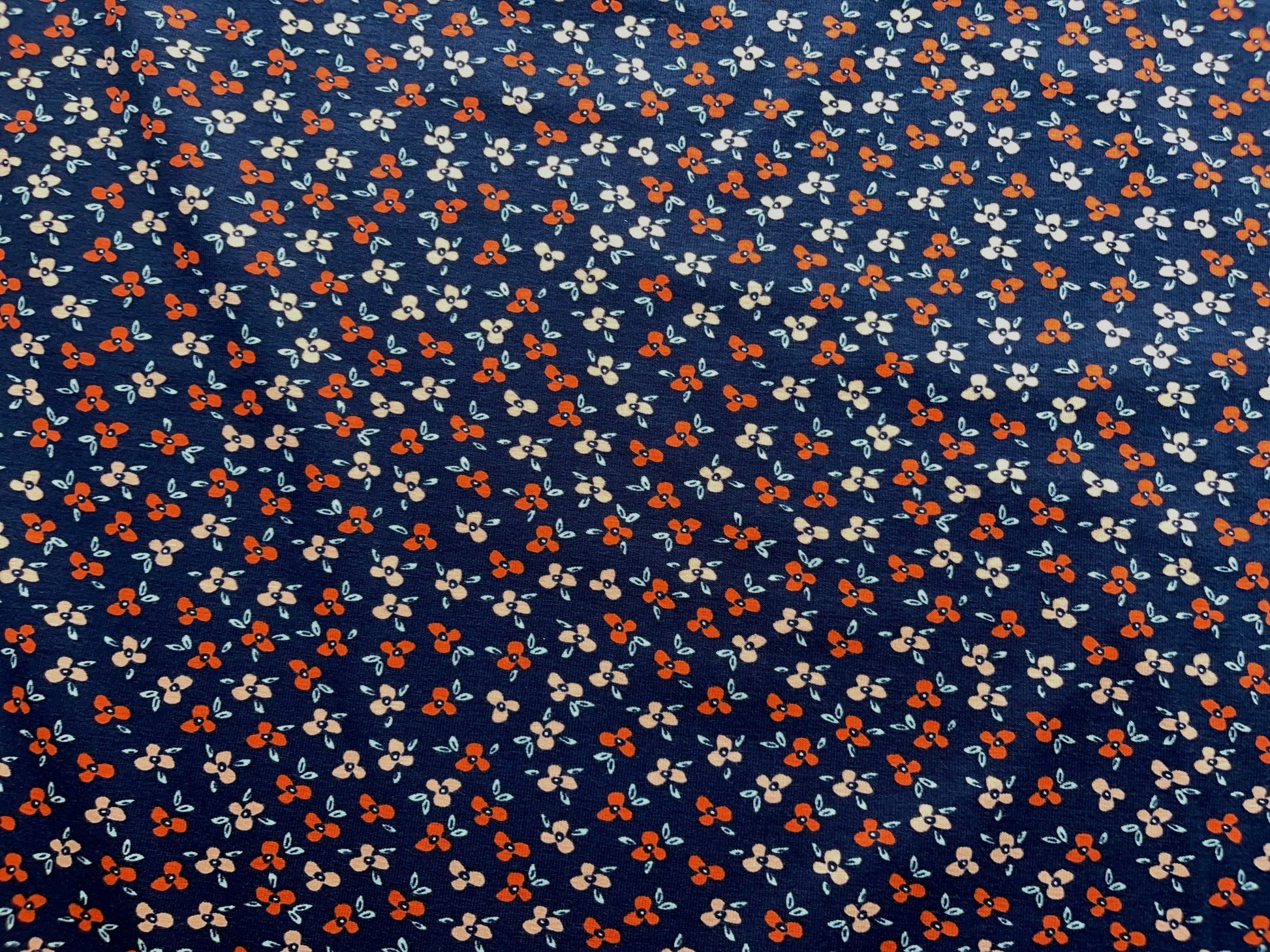Bio Jersey Stiefmütterchen marineblau