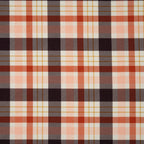 Bio Jersey Tartan Creme Violett