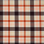 Bio Jersey Tartan Creme Violett