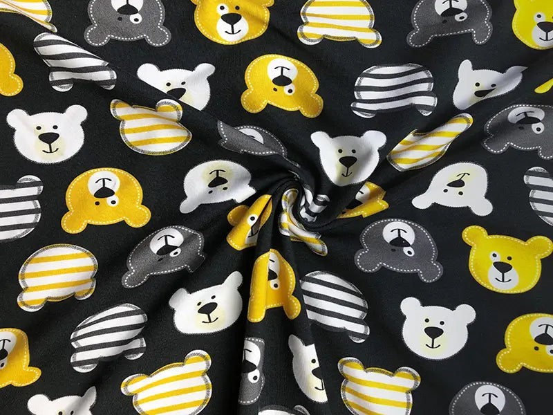Bio Jersey Teddy Gelb | Stoffwerk