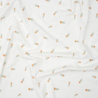 Bio Jersey Wasserfarben Cognacblume | Stoffwerk