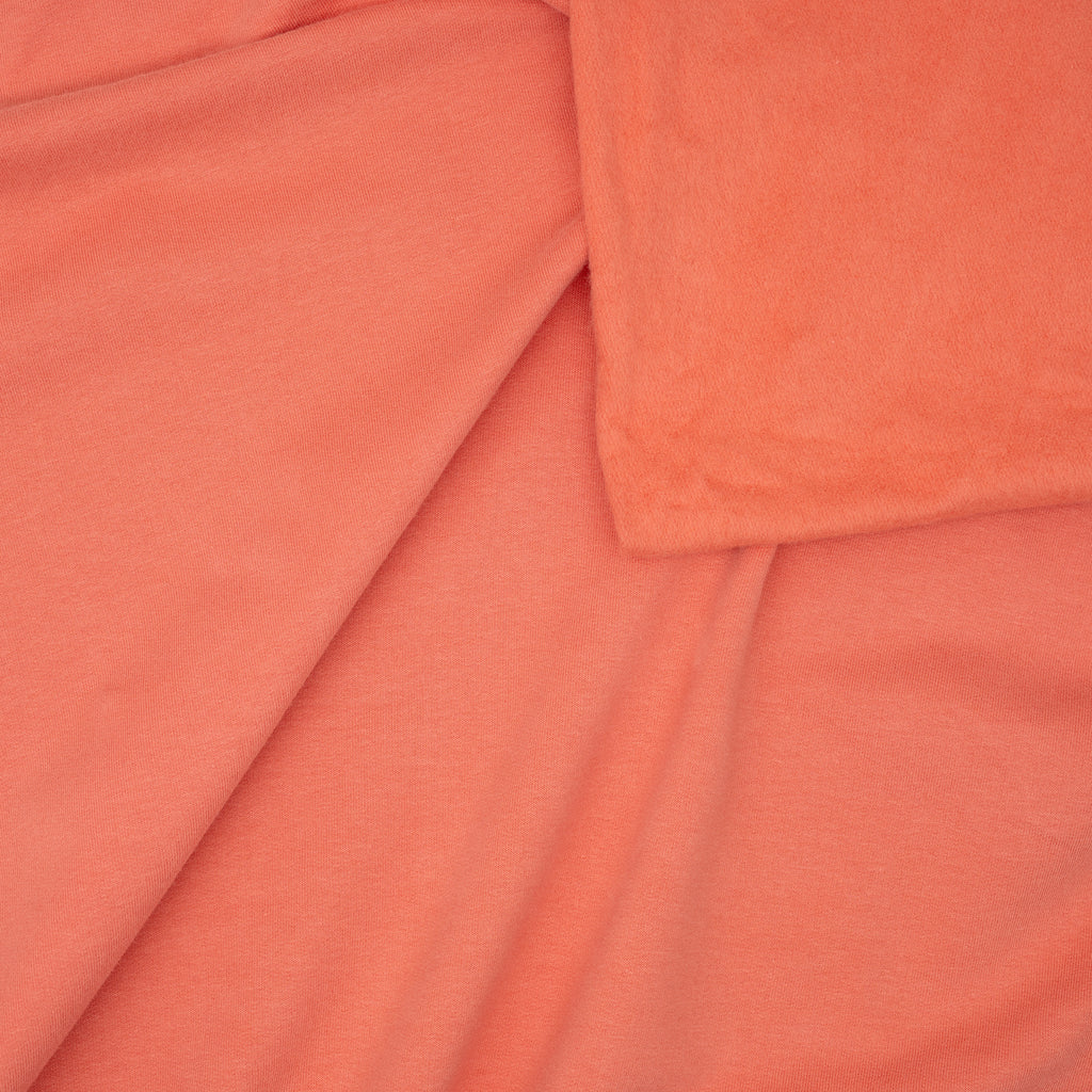 Bio Kuschelsweat Apricot | Stoffwerk