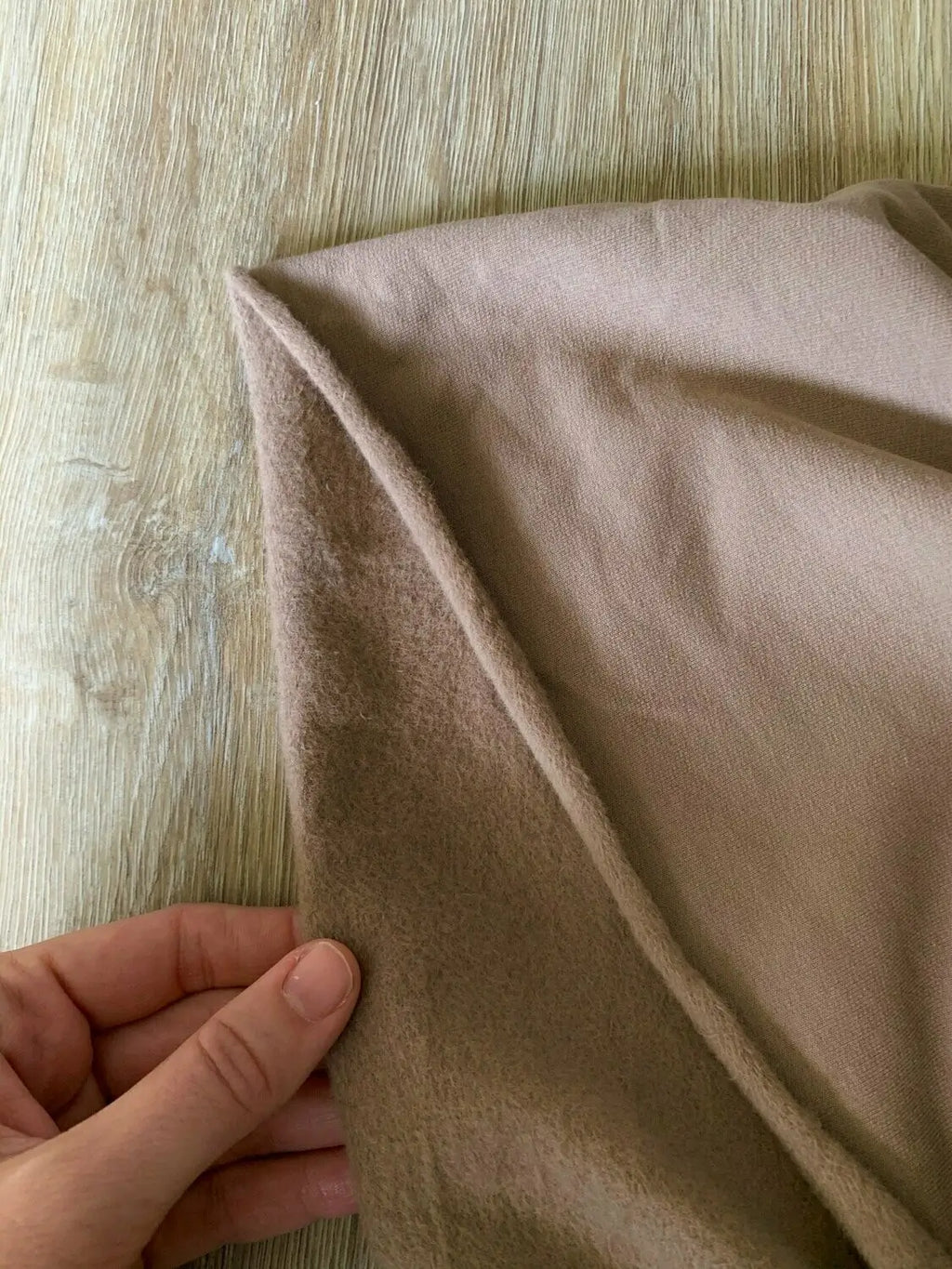 Bio Kuschelsweat beige braun