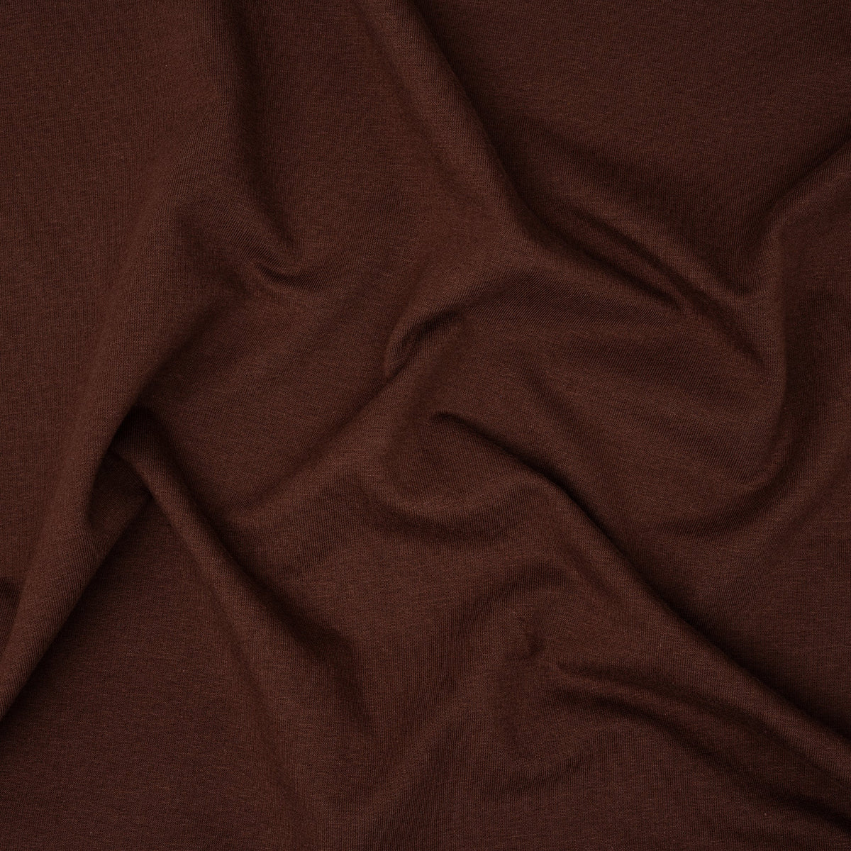 Bio Kuschelsweat Braun | Stoffwerk